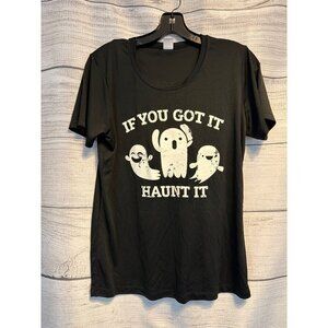 Sport-Tek Halloween T-Shirt "If You Got It Haunt It" Size M